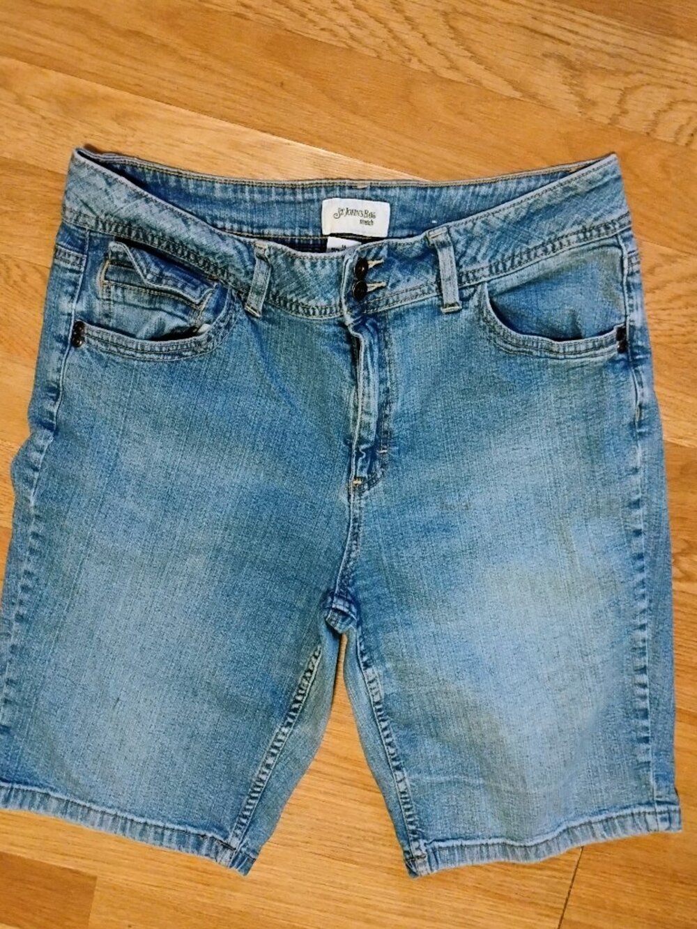 St Johns Bay Stretch Dad  Bermuda Shorts
